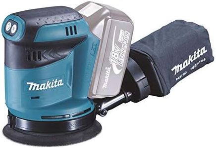 Makita DBO180ZJ Ponceuse excentrique sans fil en coffret MAKPAC sans batterie ni chargeur 18 V 125 mm