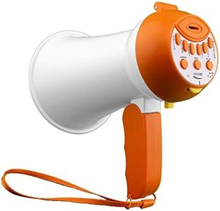 PlayRoute Megaphone with Voice Changer for Kids | Cool Toy for Boys & Girls with 7 Voices | Ideal gift for Kids Ages 4-5-6-7-8 Years old+ | Megaphone for Kids with Record & Play and Siren