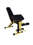 GYM24 6IN1 ADJUTABLE BENCH INCLINE,DECLINE,FLAT, LEG EXTENSION, LEG CURL, PREAHER CURL HOME GYM BENCH CAPACITY:300 KG