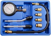 Alight Tools Professional Petrol Engine Compression Tester Kit Fuel Cylinder Pressure Gauge Tool Set for Automotive Motorcycles