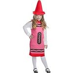 Dress Up America Crayon Costume For Kids - Red Crayon Tunic For Girls And Boys
