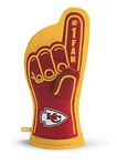 NFL Kansas City Chiefs NFL Kansas City ChiefsNFL #1 Oven Mitt, Red, Dimensions: 13.25" x 6.5"