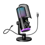 FIFINE Gaming PC Microphone, USB St