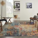 NOURISON Abstract Living Room Area Rug Multicoloured Soft Pile Carpet - 320cm x 239cm