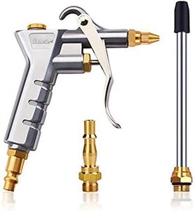 Air Blow Gun Astarye Nozzle Duster Blow Gun Cleaner with 1/4" NPT and 1/4" BSP German High Pressure Pistol-Grip Connector Pneumatic