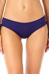 Anne Cole Women's Alex Adjustable Side Tie Bikini Bottom, Navy, Medium