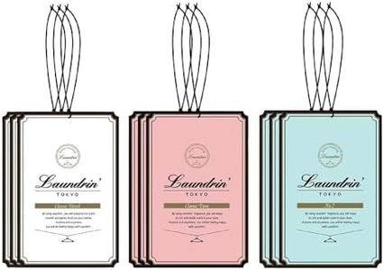 Laundrin Paper Fragrance Variety 9pk - Classic Fiore, Floral & No. 7