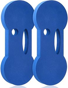 Lewtemi 2 Packs Water Exercise Discs Hand Held Water Weight Exercise Equipment Pool Exercise Equipment for Adults Water Aerobics Resistance Training, Blue