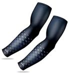 Tough Outdoors Sports Compression Arm Sleeves for Kids Men & Women - Girls Boys Baseball Arm Sleeve Youth and Teen - For Playing Football Basketball Shooting Volleyball