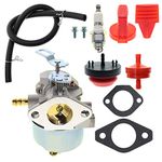 632370A Carburetor Compatible with Tecumseh 632334A 632234 HM70-80 HMSK80 HMSK90 Engines Carb with Gasket