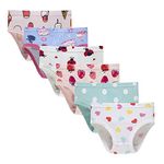 Benetia Girls Underwear Kids Panties Teen Underwear Cotton 6-Pack Size 9 10