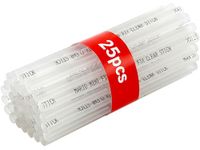 Mario Mini Transparent 7mm Hot Melt Glue Sticks for 20W Glue Gun (25 Pcs) | Strong Adhesive for DIY, Art & Craft, Repairs | Mini Glue Gun Sticks
