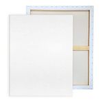 Pre Stretched Canvases for Painting 24x36 2 Pack Large Blank Canvas Boards for Acrylic Pouring and Oil Painting, 100% Cotton, 5-Time Gesso Primed