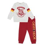 Harry Potter Hogwarts Crest Sweat and Joggers Set, Baby Boys, Heather Grey, Official Merchandise