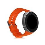 kwmobile Strap Compatible with Polar Vantage V Strap - Replacement Silicone Watch Band - Orange