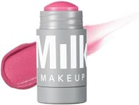 Milk Makeup Lip + Cheek, Rally (Mauve Pink Shimmer) - 0.21 fl oz - Cream Blush & Lip Colour - Buildable & Blendable - 1,000+ Swipes Per Stick - Non-Comedogenic - Vegan, Cruelty Free