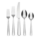 Oneida H242042A Gable 42PC (3) flatware-sets, Silver