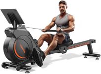 YOSUDA Magnetic Rowing Machine 350 LB Weight Capacity - Rower Machine for Home Use with LCD Monitor, Tablet Holder and Comfortable Seat Cushion-New Version