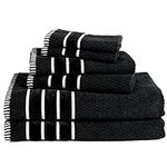 6-Piece Towel Set - Combed Cotton R