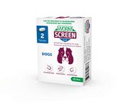 WORM SCREEN Dog (2 tablets): Dog Worming Tablets - Veterinary Licensed Worming Tablets for Dogs and Puppies from 2 weeks old - Kills Roundworms, Hookworms and Tapeworms.