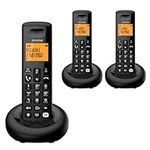 Alcatel E260S Voice Trio - Cordless Phone with answering machine and 3 Handsets - Landline Home Phones - Call Blocking Telephones - UK Only