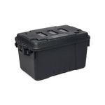 PLANO Sportsman's Trunk - Small 53ltr,Black, Military-Grade Storage Box with Lid, Heavy Duty, Large, Camping & Army Storage Trunks, Perfect for Hunting, Paintball, Airsoft or Home Storage