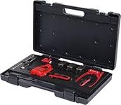 KS Tools 122.1290 FLAREFIX 1 universal brake pipe flaring tool set with hydraulic spindle, 16 pcs