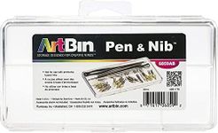 ArtBin 6859AB Pen and Nib Box, Art & Calligraphy Organizer, [1] Plastic Storage Box, Clear