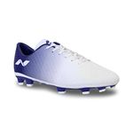 Nivia Men Oslar 2.0 Football Shoes (Numeric_11) White/Purple