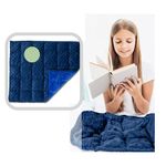 SAVOIZ -Weighted Lap Pad for Kids 5 pounds - Great Sensory Weighted Lap pad for Kids in School & On-The-Go - Calming Sensory Pad with Minky Fabric -Includes Fidget Toy