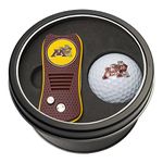 Team Golf NCAA Minnesota Golden Gophers Gift Set Switchfix Divot Tool with Double-Sided Magnetic Ball Marker & Golf Ball, Patented Single Prong Design, Less Damage to Greens, Switchblade Mechanism