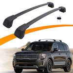 Snailfly Upgraded Roof Rack Cross Bars Fit for 2019-2025 Kia Telluride S SX SX-P EX Lockable Crossbars for Ski Kayak Bike Basket (Except X-Line and X-Pro)