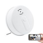 KAGMY WiFi Hidden Spy Camera Smoke Detector, 1080P Wireless Security Spy Cam with Remote View/Night Vision/Motion Detection,Nanny Camera for Home Office Surveillance