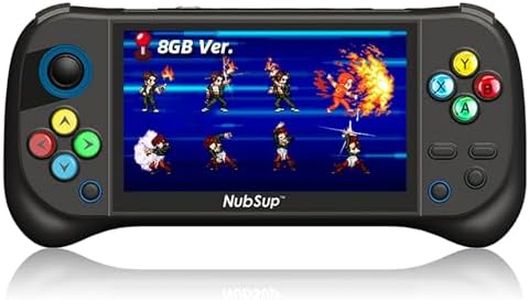 GSH Handheld Game Console 5 inch Retro Handheld Video Games Consoles Built-in Rechargeable Battery Portable Style Preinstalled Hand Held Game Consoles System