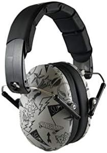 Banz Kidz Earmuffs 2 Years & Older – Graffiti - Loud Noise Cancelling Kids Headphones & Toddler Ear Muffs, Size Adjustable