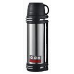 KIDENEI 1.5L Vacuum Insulated Bottle with Handle Cup, Stainless Steel Insulated Water Jug with Strap, Keeping Hot or Cold 24 Hours Coffee Thermos for Traveling Hiking Fishing