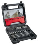 IBELL MB-103 98-Piece Drill Bit & Screwdriver Bit Set with Masonry, HSS Titanium Twist, Brad Point Bits, Nut Drivers, Hole Saws, Magnetic Bit Holder and BMC Storage Case