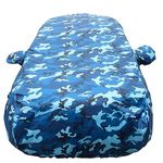 Autofact 100% Waterproof Car Body Cover Compatible with Hyundai Accent (1999 to 2010), with Mirror Pockets, 4 x 4 American Matty, Long Lasting Strong Durable Material, Camouflage Airforce Look