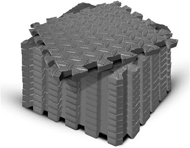 Yes4All Foam - EVA Foam Interlocking Mats - Grey - 3/4" Thick, 12 Square Feet