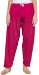 Arihant Plazma Premium Woolen Rani/Pink Patiala Salwar for Women/Ladies/Girls | Regular & Comfort Winter Wear | Waist Size: 28-42 | Length : 39 Inches