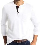 Lexiart Mens Fashion Henley Shirts 