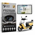 Spartan Shield Digital Meter Screen Guard For ATHER RIZTA EV Scooter | 7 Inch TFT Display Protector | Anti Scratch Water Resistant Instrument Cluster Accessory [Not Tempered Glass] (Pack 1 [Glossy])