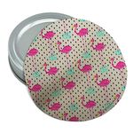 Flamingos Dots Water Round Rubber Non-Slip Jar Gripper Lid Opener