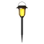 hardoll Solar Light Outdoor Garden Waterproof, Solar Lights for Home Outdoor, Warm White Solar Garden Pathway Lights, Easy DIY Installation, IP44 Weatherproof, Long Working Hours (Pack of 1)