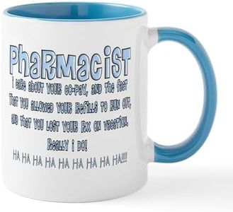 CafePress Pharmacist Hahahahaha Mugs 11 oz (325 ml) Ceramic Coffee Mug