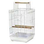 Bird cage for Budgies,Parrots,Love Birds,Cocktails,Conures,with 2 Cups, 3 Perch Stick,L-40CM×B-40CM×H-53CM -Lovely PET'S Kingdom (Colors May Vary) Toys not Included