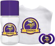 Baby Fanatic Officially Licensed 3 Piece Unisex Gift Set - NFL Minnesota Vikings