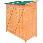 vidaXL Wooden Shed Garden Tool Shed