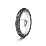 TVS Eurogrip 3.00-17 50P 6PR TEG JUMBO Tube-Type Bike Tyre, Rear (3MCY50)