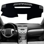 KEEGTBOX Dash Mat Cover Interior Dashboard Protector pad Compatible with Toyota Camry LE CE XLE Sedan 2007 2008 2009 2010 2011 Dashboard Cover Pad Carpet Protector (07-11)